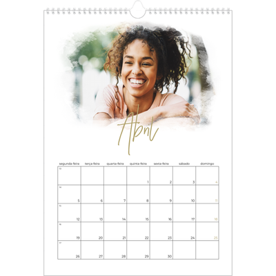 Calendário A3 — Efeitos fotográficos [Abril]