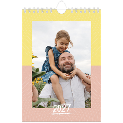 Calendário A5 — Cor e padrão [capa]