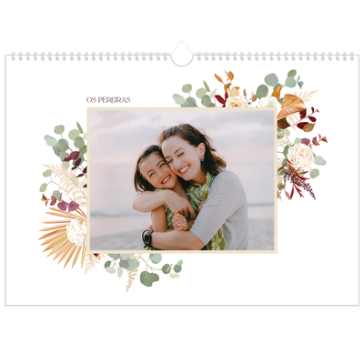 Calendário A3 Horizontal — Boho [capa]