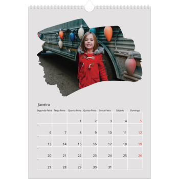 Calendário fotográfico A3 — Fotografias com pincel