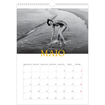 Calendário A3 — Estilo Heritage [capa]