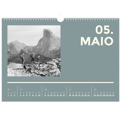 Calendário A3 Horizontal — Contemporâneo arrojado [capa]