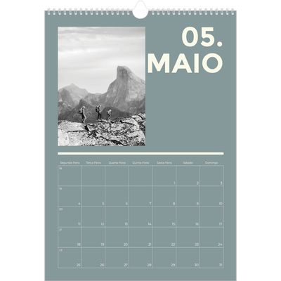 Calendário A3 — Contemporâneo arrojado [capa]