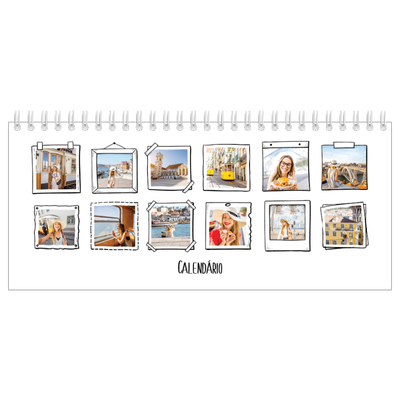 Calendários de mesa — Momentos de álbum de recortes [capa]