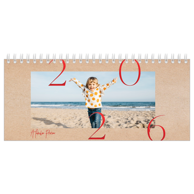 Calendários de mesa — Toques de vermelho [capa]