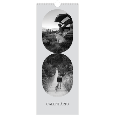 Calendário fino  — A estrada aberta [capa]