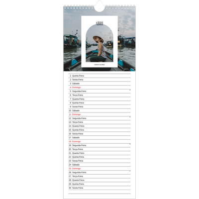 Calendário fino  — O arco aberto [Abril]