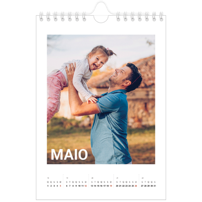 Calendário A5 — Mês grande [capa]