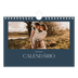 Calendário A5 horizontal — Ardósia e serifas [capa]