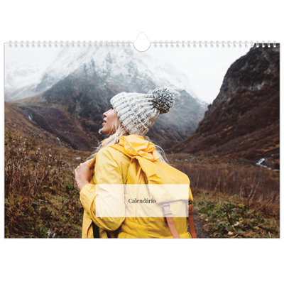 Calendário A3 Horizontal — Calendário clássico [capa]