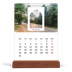Calendário de mesa com suporte em madeira - vertical  — O arco aberto [capa]