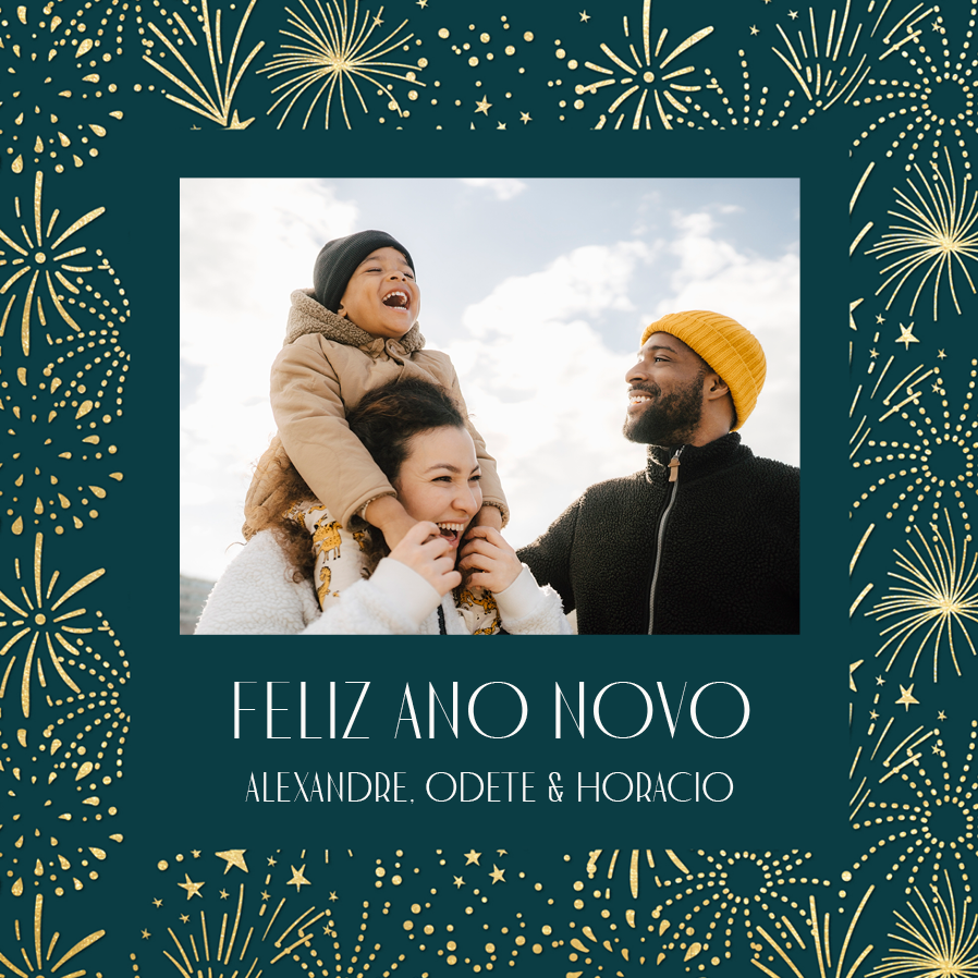 Cartões — Fogo de artifício