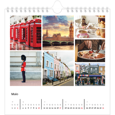 Calendário quadrado — Moldura [capa]