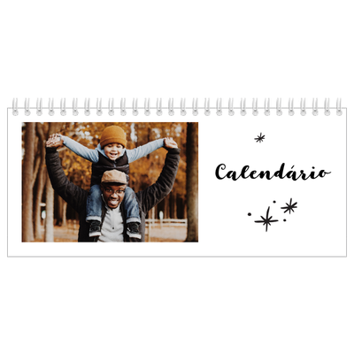 Calendários de mesa — Escrito à mão [capa]
