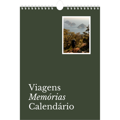 Calendário fotográfico A4 — Terra editorial [capa]