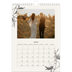 Calendário fotográfico A4 — Tinta e hera [Abril]
