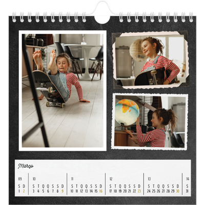 Calendário quadrado — Coleção de imagens [Março]