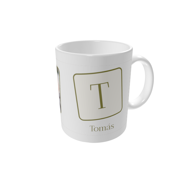 Canecas personalizadas — Letra em azulejo