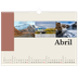 Calendário A3 Horizontal — Vistas do mundo [Abril]