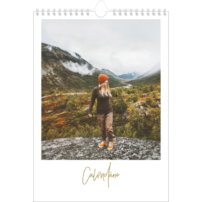 Calendário fotográfico A4 — Texto para rabiscar [capa]