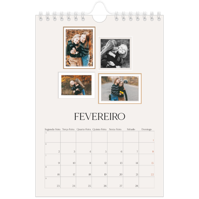 Calendário A5 — Galeria de fotografias de parede [Fevereiro]