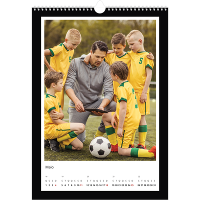 Calendário A3 — Moldura preta [capa]