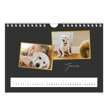 Calendário de Fotografias A5 Paisagem — Tantas recordações