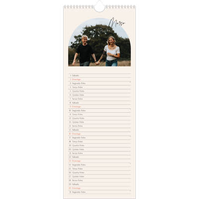 Calendário fino  — Arco das recordações [Março]