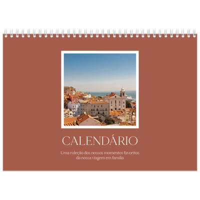 Calendário A4 duplo — Cores clássicas [capa]