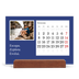 Calendário de mesa com suporte em madeira - horizontal  — Terra editorial [Fevereiro]