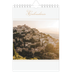 Calendário A5 — Faixa de script dourada [capa]