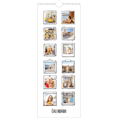 Calendário fino  — Momentos de álbum de recortes [capa]