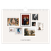 Calendário A4 horizontal — Galeria de fotografias de parede [capa]
