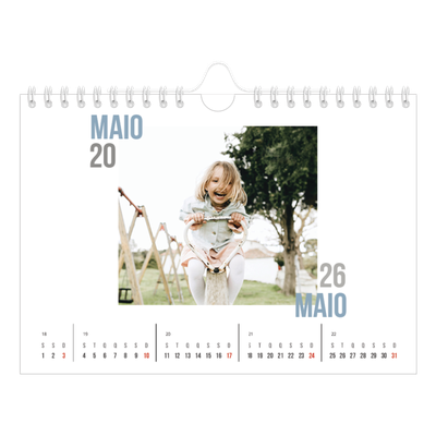 Calendário A5 horizontal — Tipo de casal [capa]