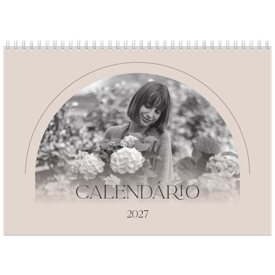 Calendário A4 duplo — Botânica simples [capa]