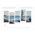 Calendário A5 horizontal — Mosaicos de viagem [Maio]