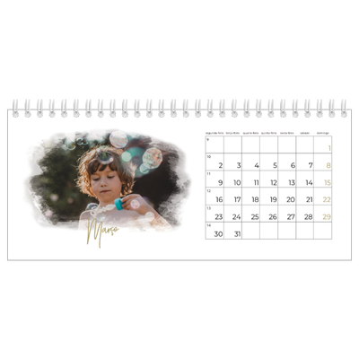 Calendários de mesa — Efeitos fotográficos [Março]