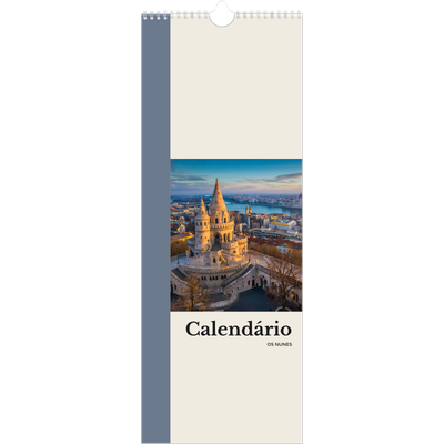 Calendário fino  — Vistas do mundo [capa]