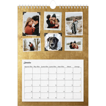 Calendário fotográfico A4 — Coleção de imagens