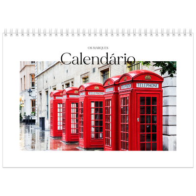 Calendário A4 duplo — O meu diário de viagem [capa]