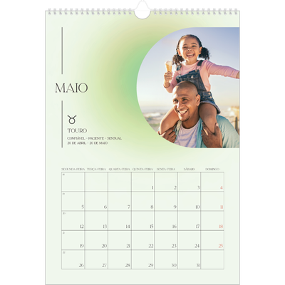 Calendário A3 — Degradê de astrologia [capa]