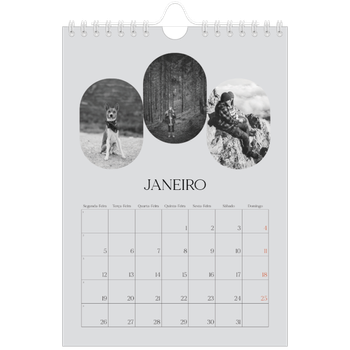 Calendário A5 — A estrada aberta