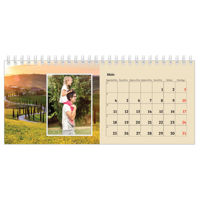 Calendários de mesa — Quatro estações [capa]