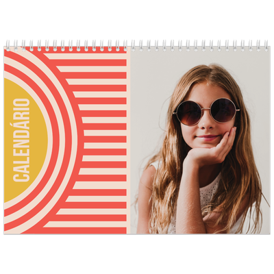 Calendário A4 duplo — Brilhante e bonito [capa]