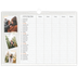 Calendário de família horizontal A3 — Planificador artesanal - Familia de 5 [Fevereiro]
