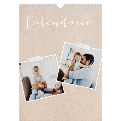 Calendário A3 — Calendário de livros de recortes [capa]