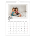 Calendário fotográfico A4 — Moldura transparente [Abril]