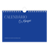 Calendário A5 horizontal — Clássico cobalto [capa]
