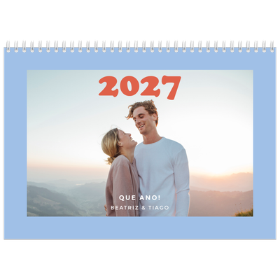 Calendário A4 duplo — Molduras retro [capa]