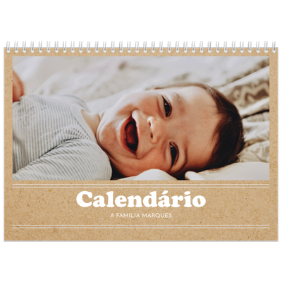Calendário A4 duplo — O editorial deste ano [capa]